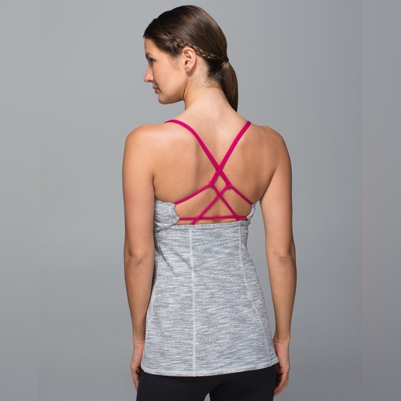 2/$30 Lululemon Dancing Warrior Tank Wee Are From Space / Magenta Size 2 - Picture 2 of 6